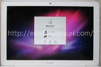 macbook a1342の修理後