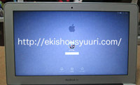 macbook air 11インチ MC696J/A　修理後