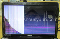 T551/58CB 液晶割れ