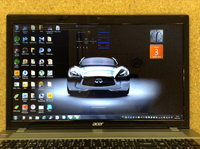 HP ENVY 17-j100 液晶パネル交換後