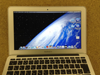 macbook air A1370 液晶パネル交換後