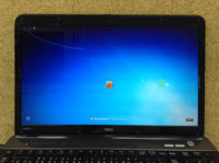 NEC LS550/E 液晶割れ修理後