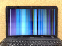 東芝 PT55247FBFB 液晶割れ