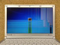 PANASONIC CF-SX1GEPDR 液晶割れ