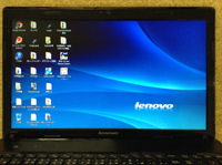 LENOVO G570 液晶割れ修理後
