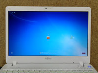 NEC PC-LS550DS6W　液晶交換後