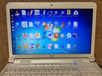 富士通　FMVA77CWKS　修理後