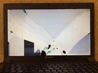 lenovo b590 液晶割れ