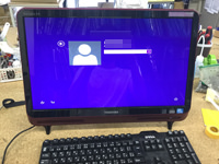 東芝 REGZA PC D712 液晶交換後