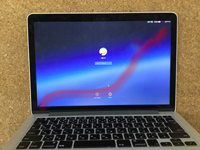 macbook air A1370 液晶パネル交換前
