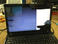 Lenovo G580 液晶割れ