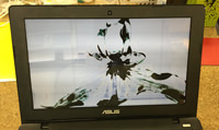 Asus X200LA 液晶割れ