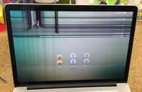 MacbookPro Retina 液晶割れ