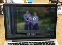 Macbook Pro A1502 液晶割れ