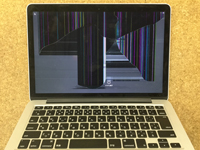 Model A1502 液晶割れ