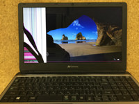 Lenovo 80E503EEJP 液晶割れ