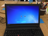 ThinkPad W541 液晶割れ