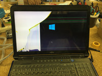 富士通 AH77/D 修理前