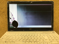 PC-LS350NSW-E3 画面割れ