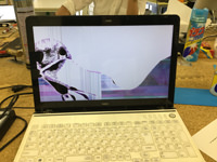 LS550HS 液晶割れ