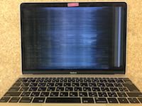 Macbook12 液晶割れ