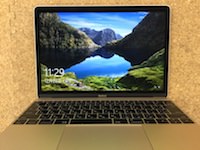 Macbook12　液晶パネル交換後