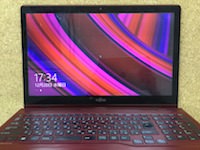 富士通 画面が赤い